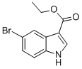 5-Bromoindole-3-carboxylic acid ethyl ester Structure,103858-54-4Structure