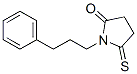 2-Pyrrolidinone, 1-(3-phenylpropyl)-5-thioxo- Structure,103872-62-4Structure