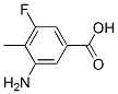 3-Amino-5-fluoro-4-methylbenzoic acid Structure,103877-75-4Structure