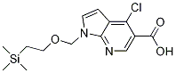 4-Chloro-1-[[2-(trimethylsilyl)ethoxy]methyl]-1h-pyrrolo[2,3-b]pyridine-5-carboxylic acid Structure,1039740-71-0Structure