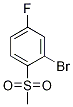 2-Bromo-4-fluoro-1-(methylsulfonyl)benzene Structure,1039744-23-4Structure