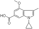 1-Cyclopropyl-4-methoxy-3-methyl-1h-indole-6-carboxylic acid Structure,1039758-80-9Structure