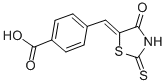 4-[(E)-(2-Mercapto-4-oxo-1,3-thiazol-5(4H)-ylidene)methyl]benzoic acid Structure,103987-82-2Structure