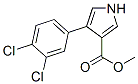 4-(3,4-Dichlorophenyl)-1H-pyrrole-3-carboxylicacidmethylester Structure,103999-52-6Structure