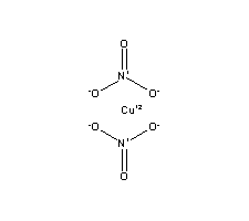 Cupric nitrate Structure,10402-29-6Structure