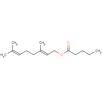 Geranyl valerate Structure,10402-47-8Structure