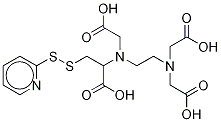 3,6-Biscarboxymethyl-3,6-diaza-2-methyldithio-(2-pyridyl)octane-1,8-dicarboxylic acid Structure,1041009-91-9Structure