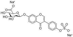 Daidzein 7-beta-d-glucuronide 4’-sulfate disodium salt Structure,1041134-19-3Structure