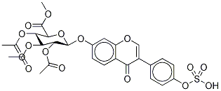 Daidzein 7-tri-o-acetyl-beta-d-glucuronic acid methyl ester 4’-sulfate Structure,1041261-16-8Structure