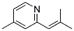 Pyridine, 4-methyl-2-(2-methyl-1-propenyl)-(9ci) Structure,104188-16-1Structure