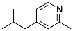 Pyridine, 2-methyl-4-(2-methylpropyl)-(9ci) Structure,104188-22-9Structure