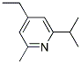 Pyridine, 4-ethyl-2-methyl-6-(1-methylethyl)-(9ci) Structure,104223-97-4Structure