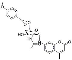 4-Methylumbelliferyl 2-Acetamido-2-deoxy-4,6-O-(p-methoxyphenylmethylene)-alpha-D-galactopyranoside Structure,1042999-77-8Structure