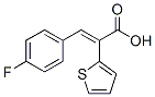 3-(4-Fluoro-phenyl)-2-thiophen-2-yl-acrylic acid Structure,104314-04-7Structure