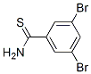 3,5-Dibromobenzenecarbothioamide Structure,104317-55-7Structure