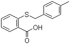 2-[(4-Methylbenzyl)sulfanyl]benzenecarboxylic acid Structure,104351-51-1Structure