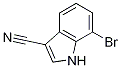 7-Bromoindole-3-carbonitrile Structure,1043601-50-8Structure