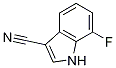 7-Fluoroindole-3-carbonitrile Structure,1043601-55-3Structure