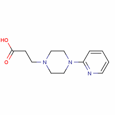 3-(4-Pyridin-2-yl-piperazin-1-yl)-propionic acid Structure,104373-85-5Structure