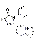 5-([1,2,4]Triazolo[1,5-a]pyridin-6-yl)-4-methyl-1-(m-tolyl)-1h-imidazol-2(3h)-one Structure,1043908-08-2Structure