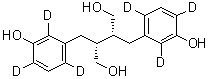 Rac enterodiol-d6 Structure,104411-12-3Structure