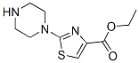 2-(1-Piperazinyl)-4-thiazolecarboxylic acid ethyl ester Structure,104481-24-5Structure