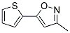 Isoxazole, 3-methyl-5-(2-thienyl)-(9ci) Structure,104516-55-4Structure