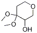 4,4-Dimethoxytetrahydro-2h-pyran-3-ol Structure,104681-92-7Structure