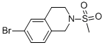 6-Bromo-2-methanesulfonyl-1,2,3,4-tetrahydroisoquinoline Structure,1046816-12-9Structure