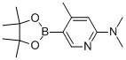 6-Dimethylamino-4-methylpyridine-3-boronic acid pinacol ester Structure,1046862-09-2Structure