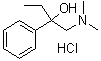 1-Dimethylaminomethyl-1-phenyl-1-propanolhydrochloride ( -[(dimethylamino)methyl]- -ethyl-benzenemethanol hydrochloride) Structure,104743-23-9Structure