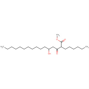 2-Hexyl-5-hydroxy-3-oxo-hexadecanoic acid methyl ester Structure,104801-82-3Structure