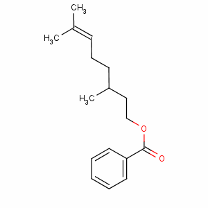 6-Octen-1-ol, 3,7-dimethyl-, benzoate Structure,10482-77-6Structure