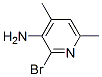 3-Amino-2-bromo-4,6-dimethylpyridine Structure,104829-98-3Structure