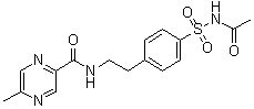 N-des(cyclohexylaminocarbonyl)-n-acetyl glipizide Structure,104838-12-2Structure