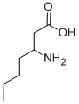 3-Aminoheptanoic acid Structure,104883-48-9Structure