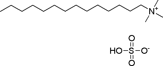 Tetradecyltrimethylammonium hydrogen sulfate Structure,104903-23-3Structure