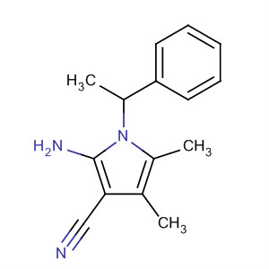 2-Amino-4,5-dimethyl-1-(1-phenylethyl)-1h-pyrrole-3-carbonitrile Structure,104915-38-0Structure