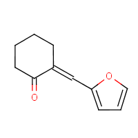 Cyclohexanone,2-(2-furanylmethylene)- Structure,10496-51-2Structure