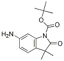 Tert-butyl 6-amino-3,3-dimethyl-2-oxoindoline-1-carboxylate Structure,1049677-44-2Structure