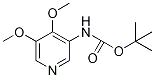 Tert-butyl 4,5-dimethoxypyridin-3-ylcarbamate Structure,1049677-55-5Structure