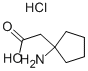 (1-Aminocyclopentyl)acetic acid hydrochloride Structure,1049720-85-5Structure