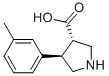 (3S,4R)-4-m-tolylpyrrolidine-3-carboxylic acid Structure,1049727-99-2Structure