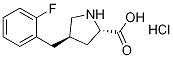 (4R)-4-[(2-fluorophenyl)methyl]-l-proline hydrochloride Structure,1049733-29-0Structure