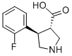 (3S,4R)-4-(2-fluorophenyl)pyrrolidine-3-carboxylic acid Structure,1049975-91-8Structure