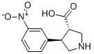 Trans-4-(3-nitrophenyl)pyrrolidine-3-carboxylic acid Structure,1049978-19-9Structure