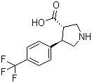 (3S,4r)-4-(4-(trifluoromethyl)phenyl)pyrrolidine-3-carboxylic acid Structure,1049978-66-6Structure