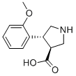 (3S,4R)-4-(2-methoxyphenyl)pyrrolidine-3-carboxylic acid Structure,1049978-81-5Structure