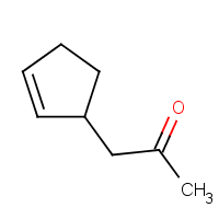 1-(2-Cyclopentenyl)-2-propanone Structure,105-24-8Structure