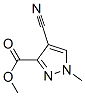 1H-pyrazole-3-carboxylicacid,4-cyano-1-methyl-,methylester(9ci) Structure,105020-37-9Structure